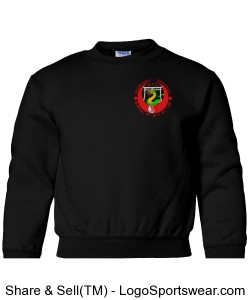 Gildan Youth Heavy Blend™ Crew Sweatshirt Design Zoom